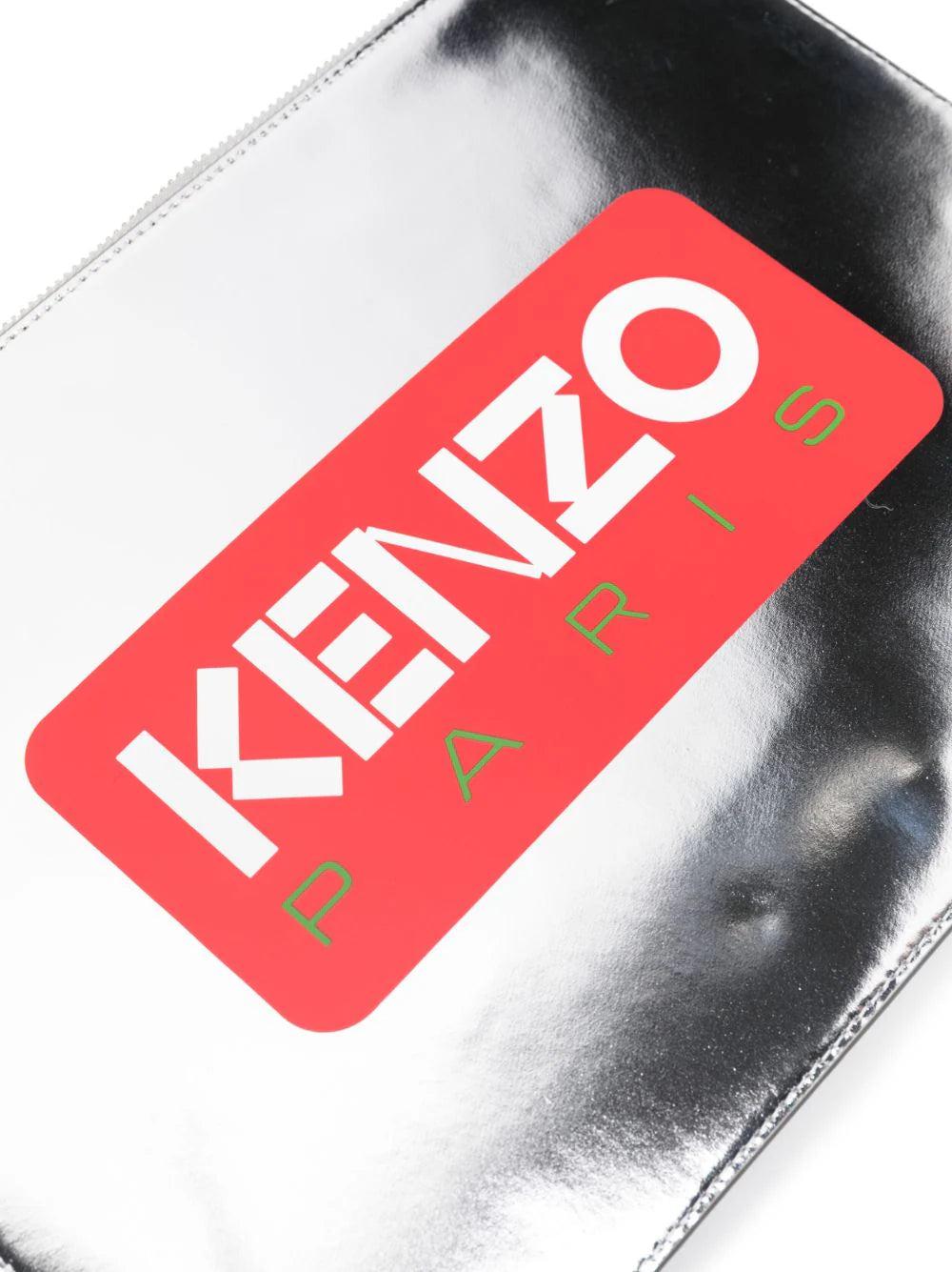 KENZO 'kenzo paris' leather card holder Qualità Garantita