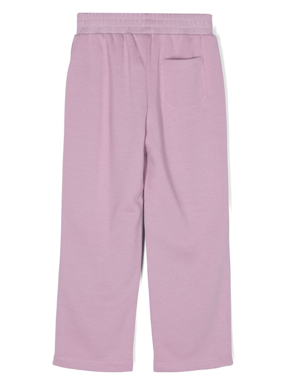 Golden Goose Kids Joggers with glitter star on the front In Linea