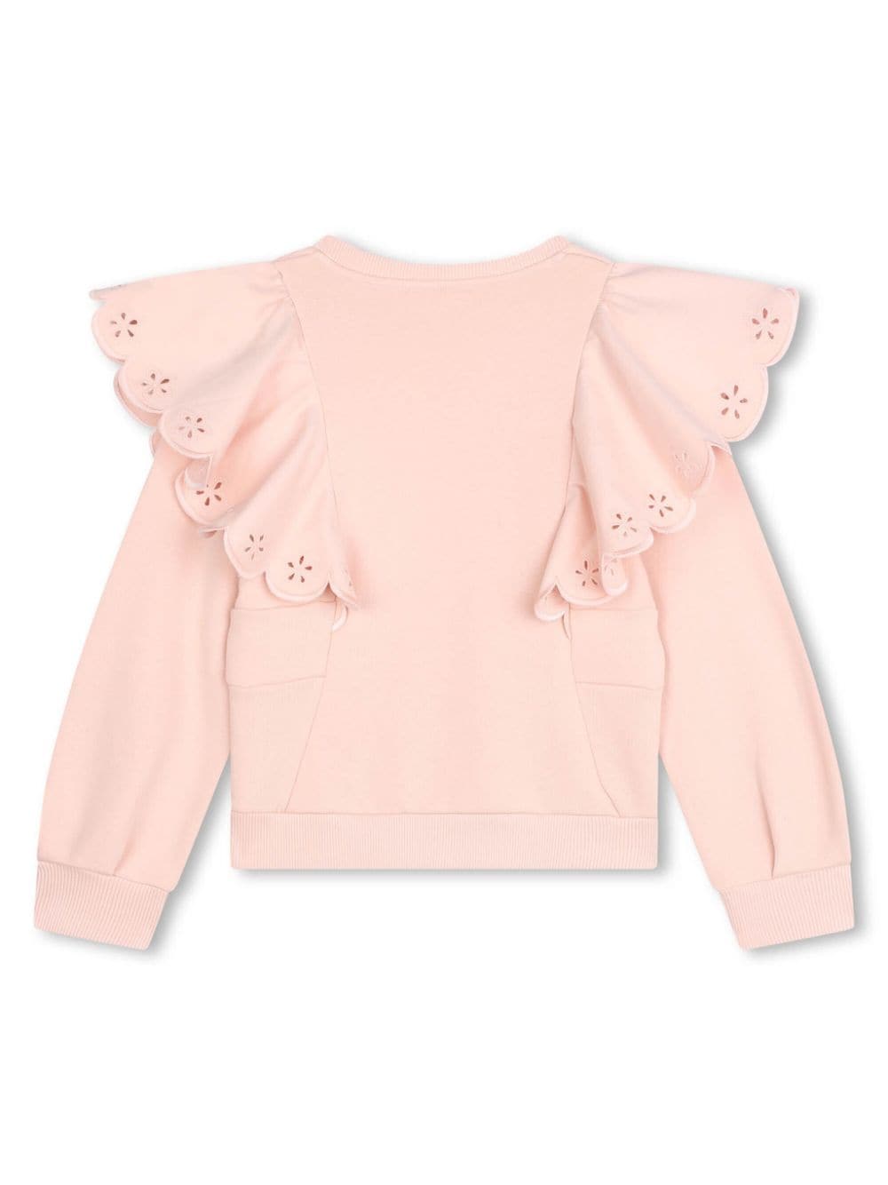 Chloé Kids Ruffle-detail sweatshirt Affare Del Giorno