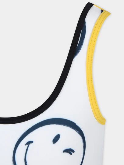 Marc Jacobs Kids One-piece swimsuit with smile Convenienza