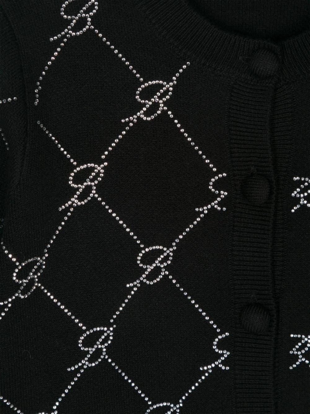 Miss Blumarine Knitted cardigan Vendita Calda