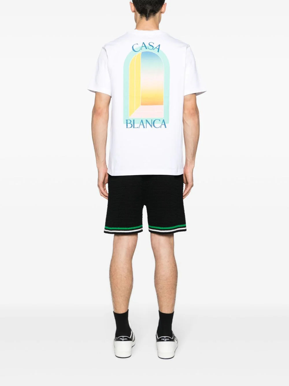 CASABLANCA L'arc coloré t-shirt Affare Del Giorno