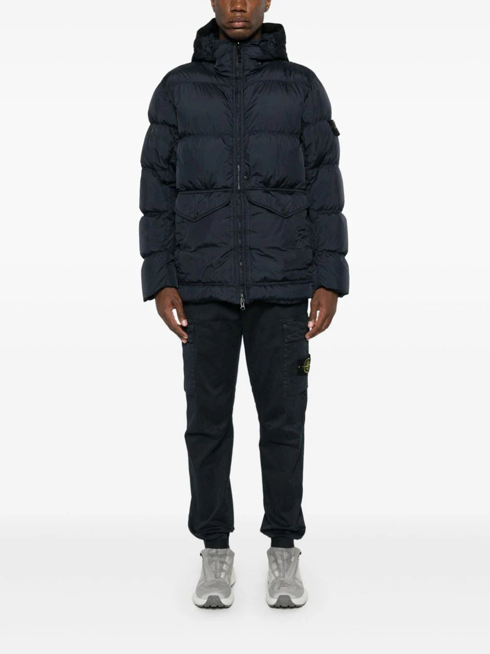 STONE ISLAND Regular tapered trousers Saldi