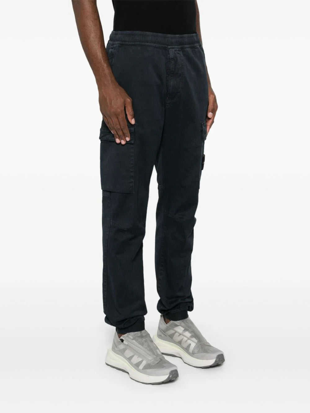 STONE ISLAND Regular tapered trousers Saldi