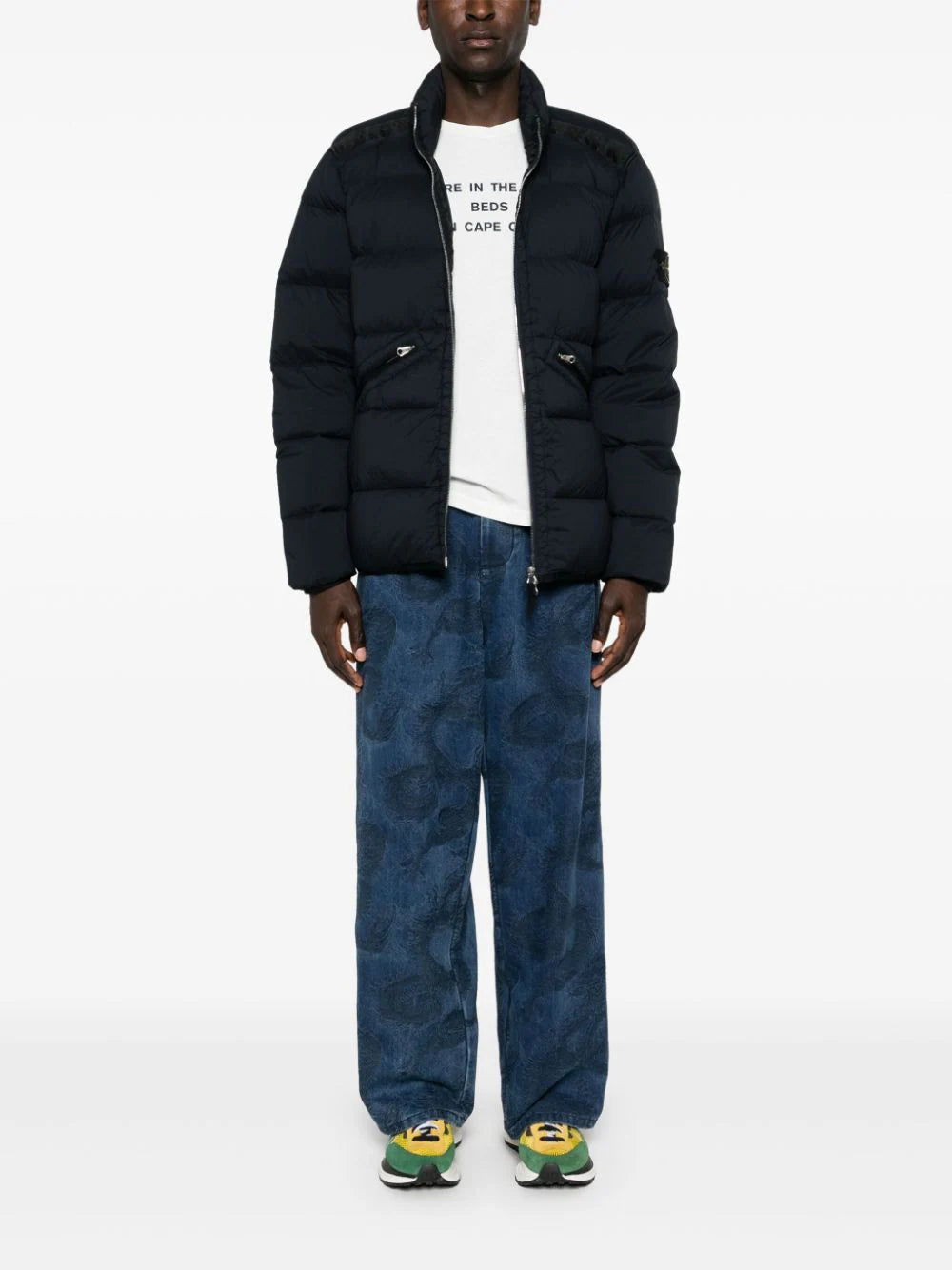 STONE ISLAND 43028 rds real down jacket In Saldo