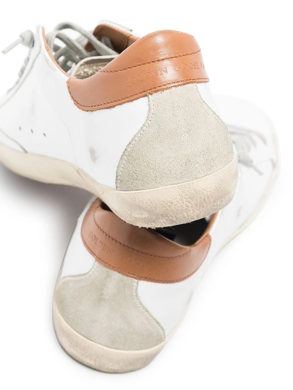 Golden Goose Super-star with suede star and brown heel tab Acquista Ora
