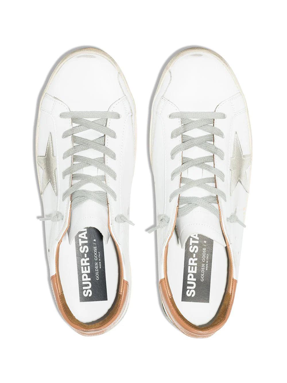 Golden Goose Super-star with suede star and brown heel tab Acquista Ora