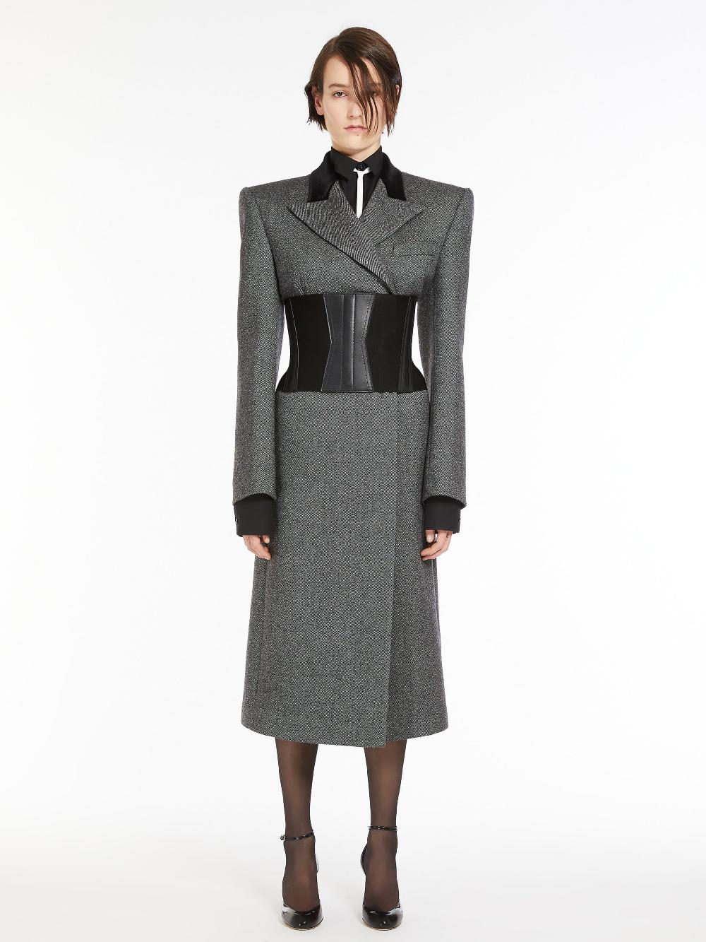 Sportmax Liuto2 oversized masculine coat In Linea