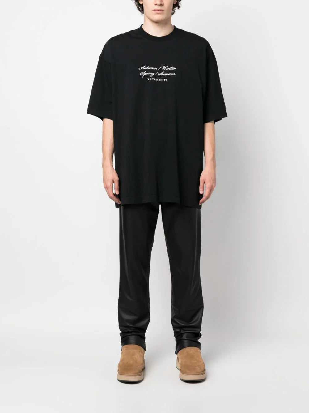 VETEMENTS 4 seasons logo t-shirt Italia