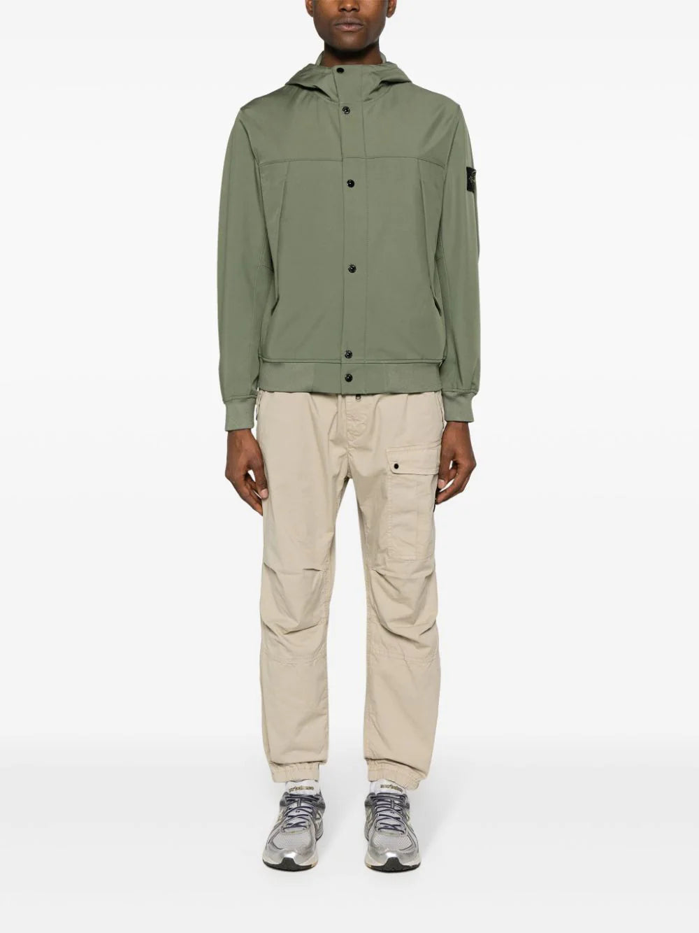 STONE ISLAND 40227 light soft shell-r_e.dye® technology in recycled polyester Promozione