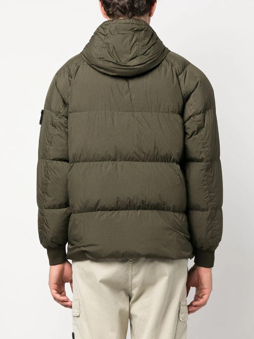 STONE ISLAND 40723 garment dyed crinkle reps recycled nylon down Negozi Online