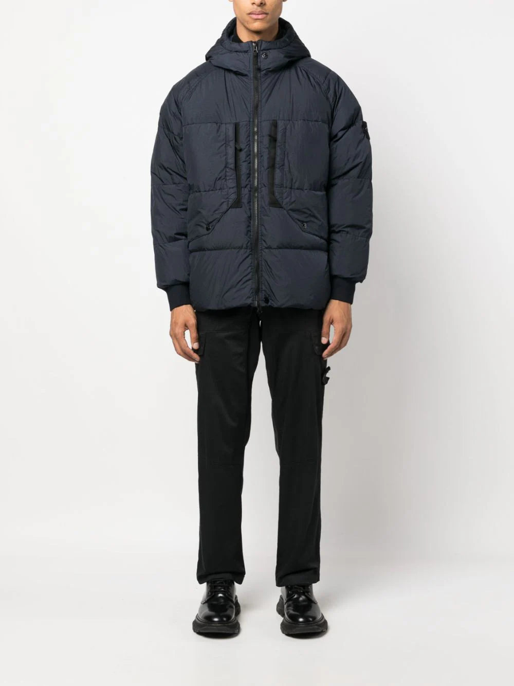 STONE ISLAND 40723 garment dyed crinkle reps recycled nylon down Acquista Ora
