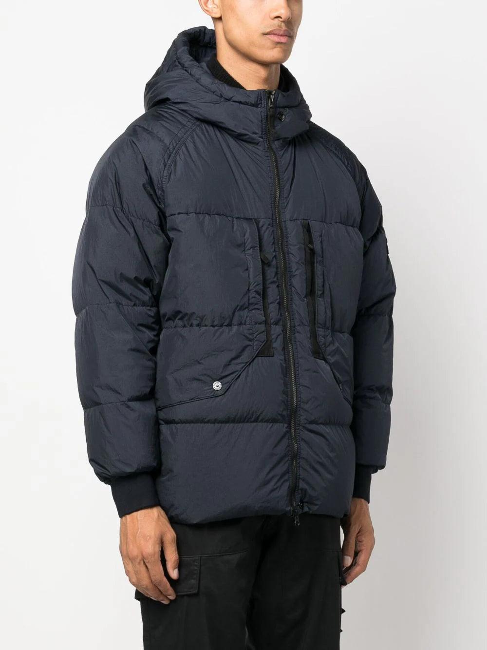 STONE ISLAND 40723 garment dyed crinkle reps recycled nylon down Acquista Ora