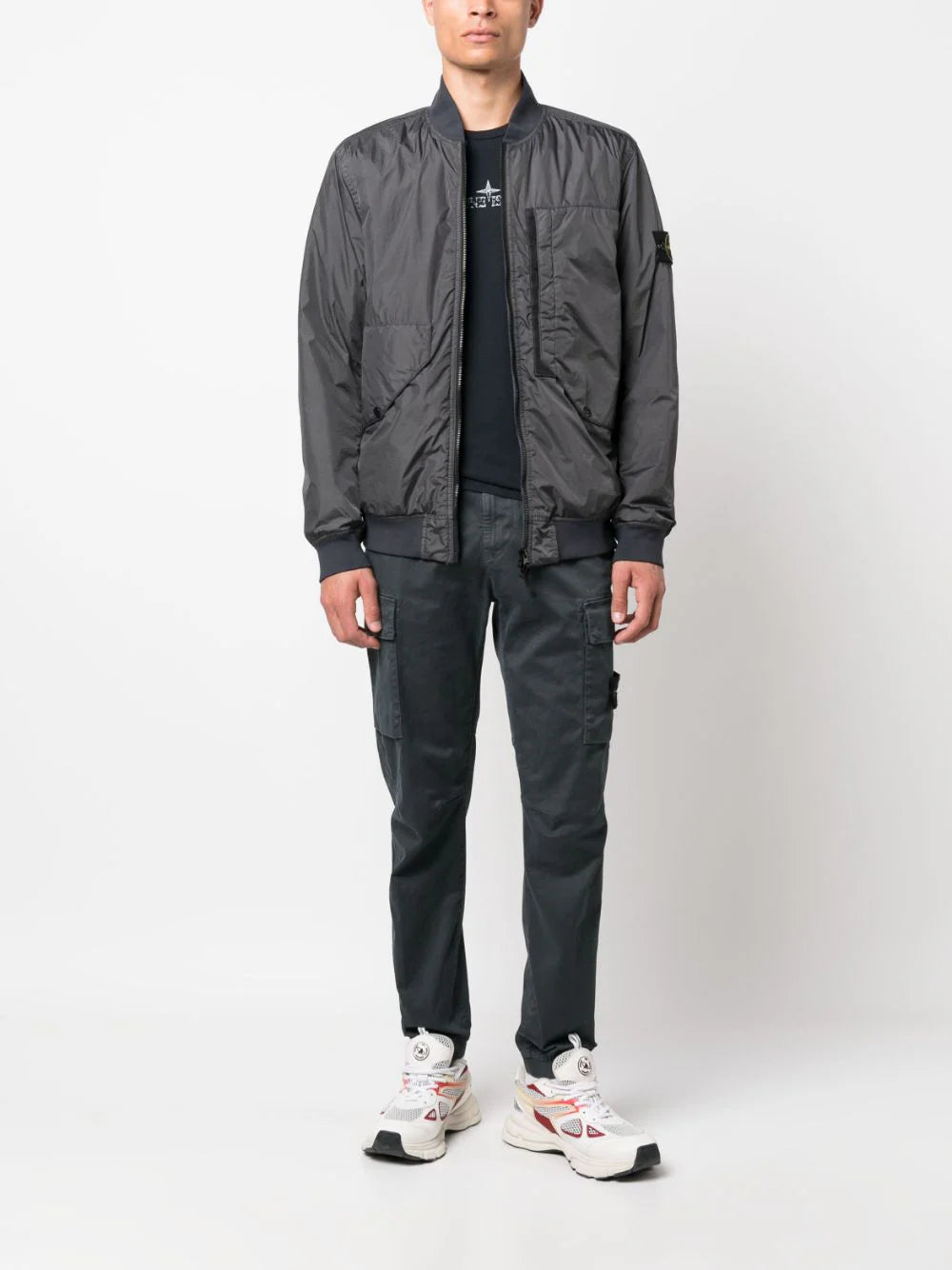 STONE ISLAND 40923 garment dyed crinkle reps recycled nylon with primaloft®-tc Convenienza