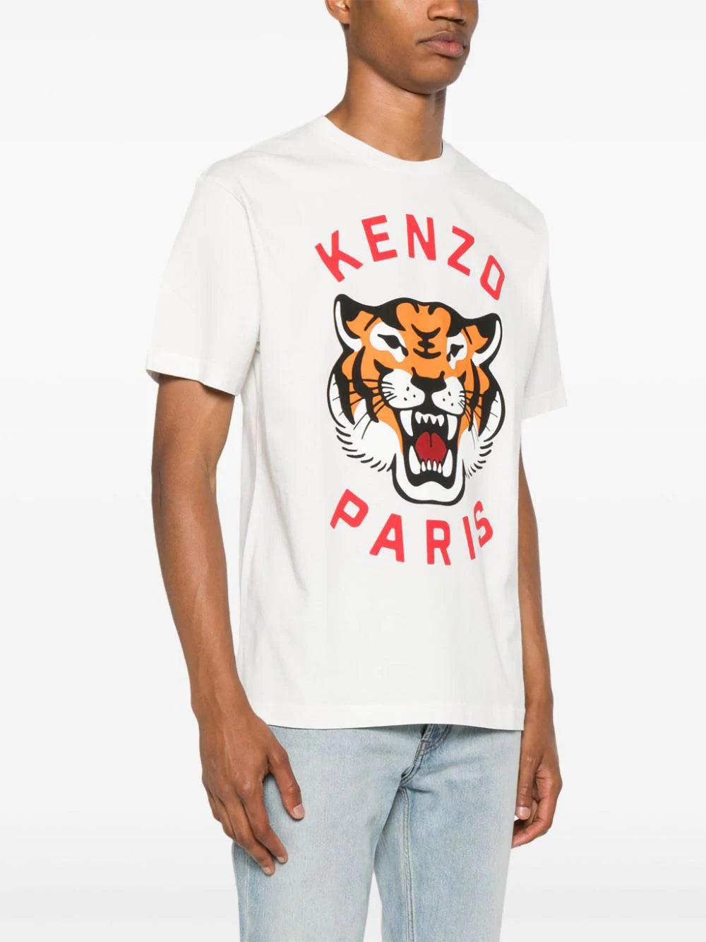 KENZO 'lucky tiger' oversized unisex t-shirt In Linea