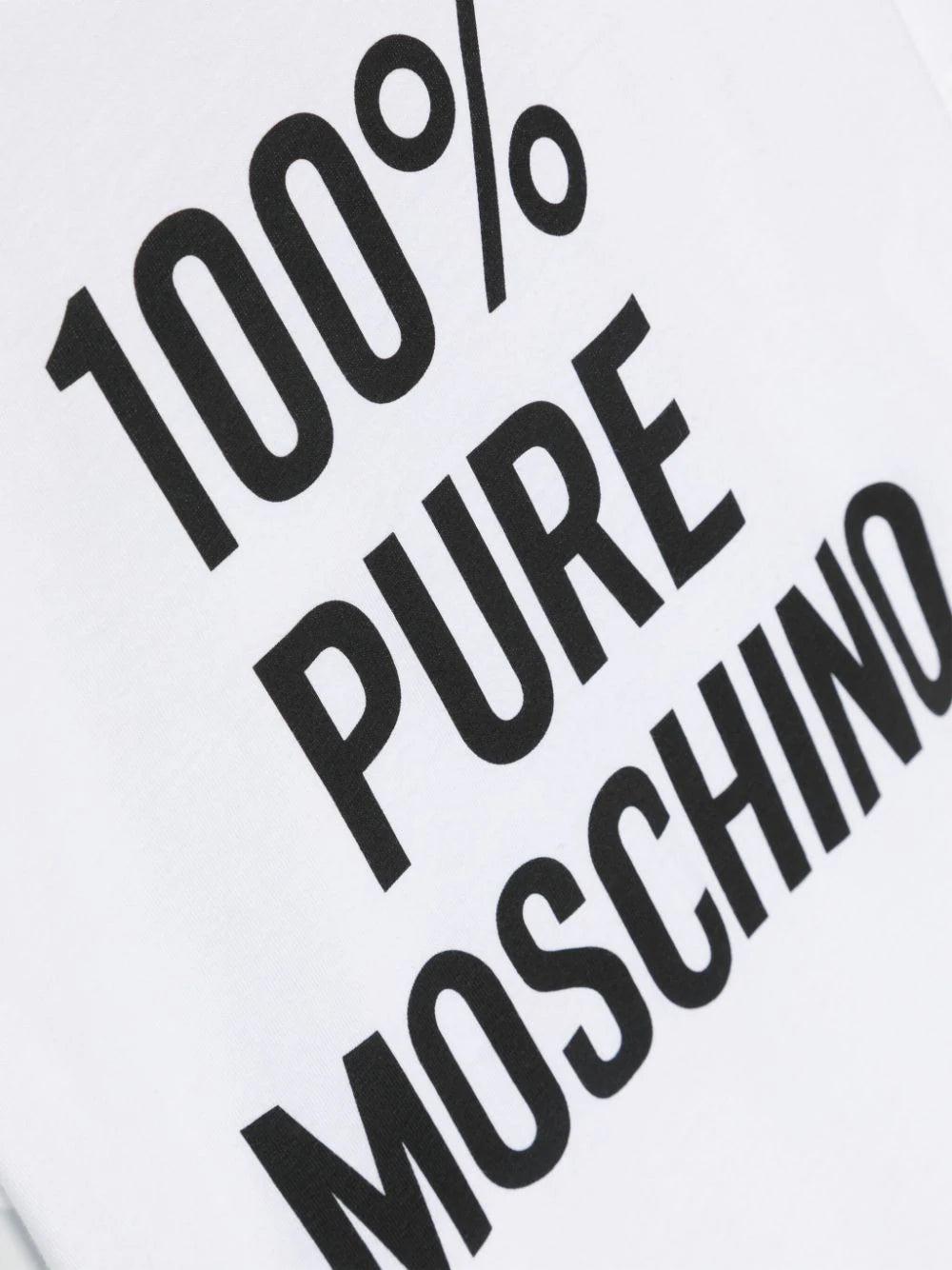 Moschino Kids 100% pure moschino cotton t-shirt Vendita