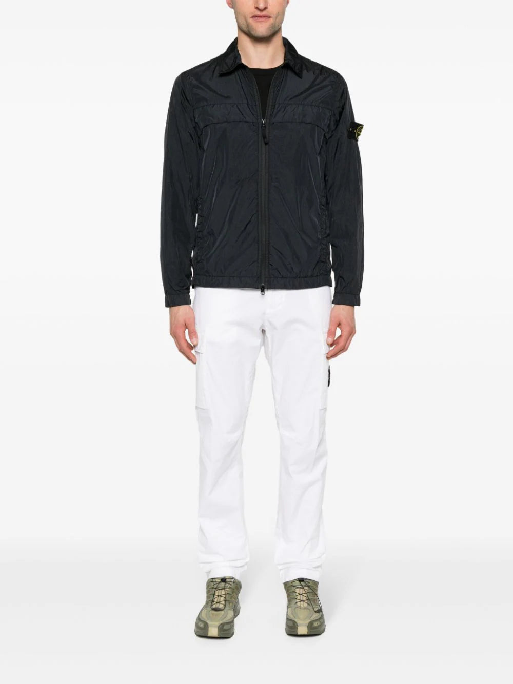 STONE ISLAND 10522 garment dyed crinkle reps r-ny Saldi Di Fabbrica