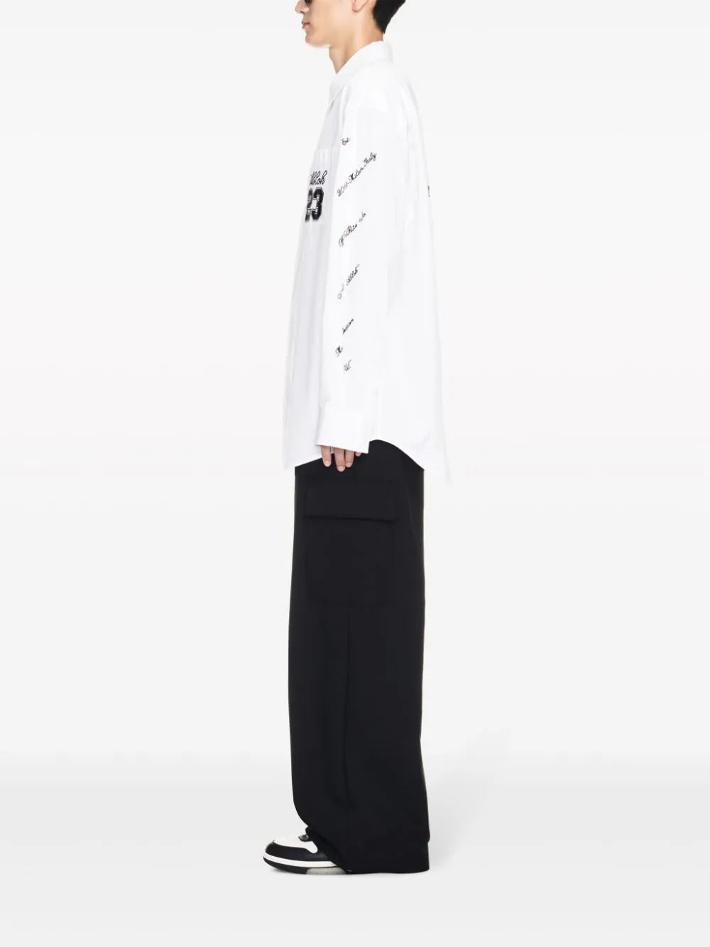 OFF-WHITE 23 logo overshirt Spedizione Gratuita