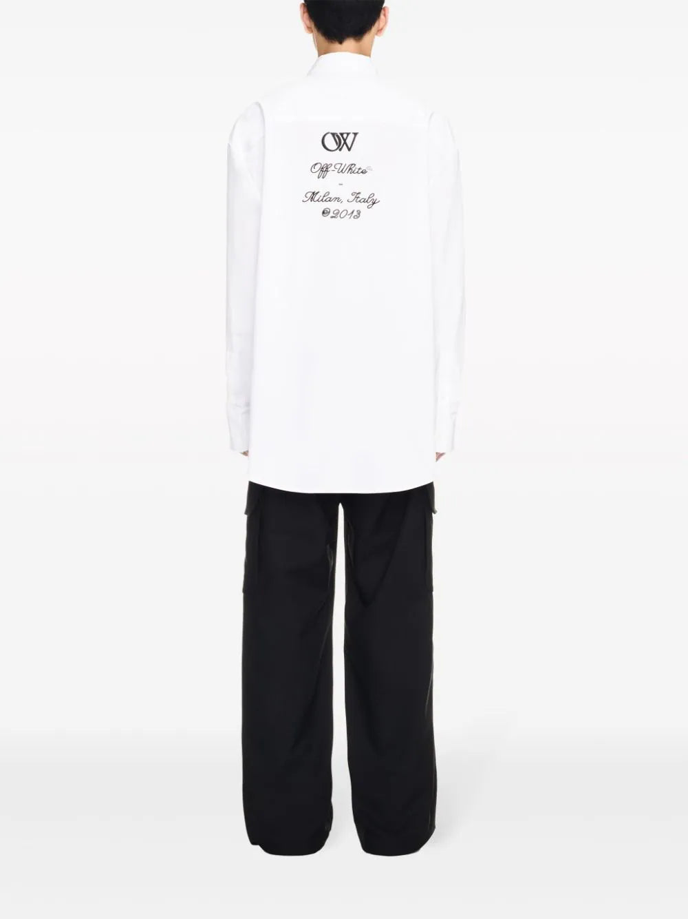 OFF-WHITE 23 logo overshirt Spedizione Gratuita