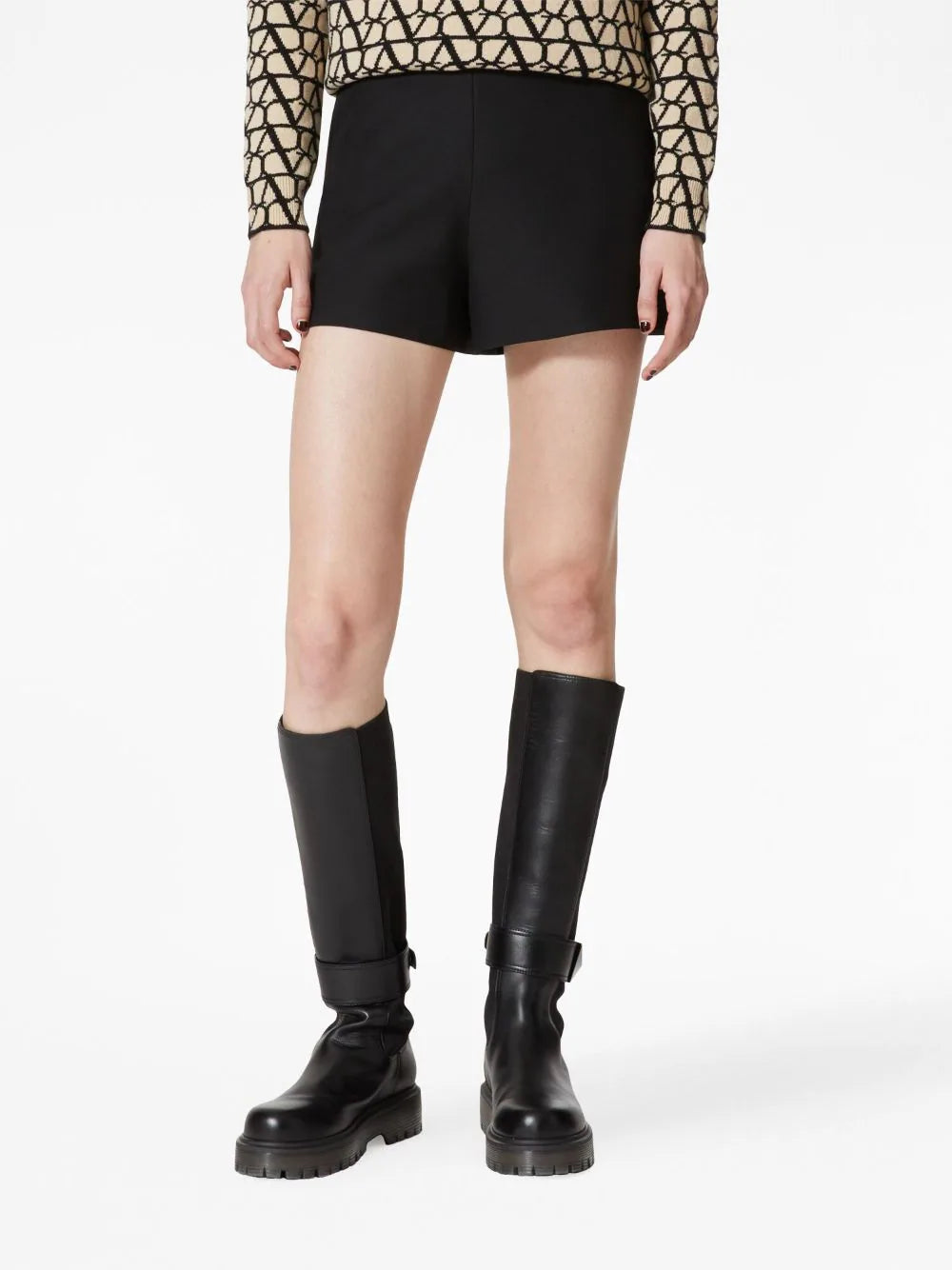 Valentino Garavani 'v gold' shorts Sottocosto