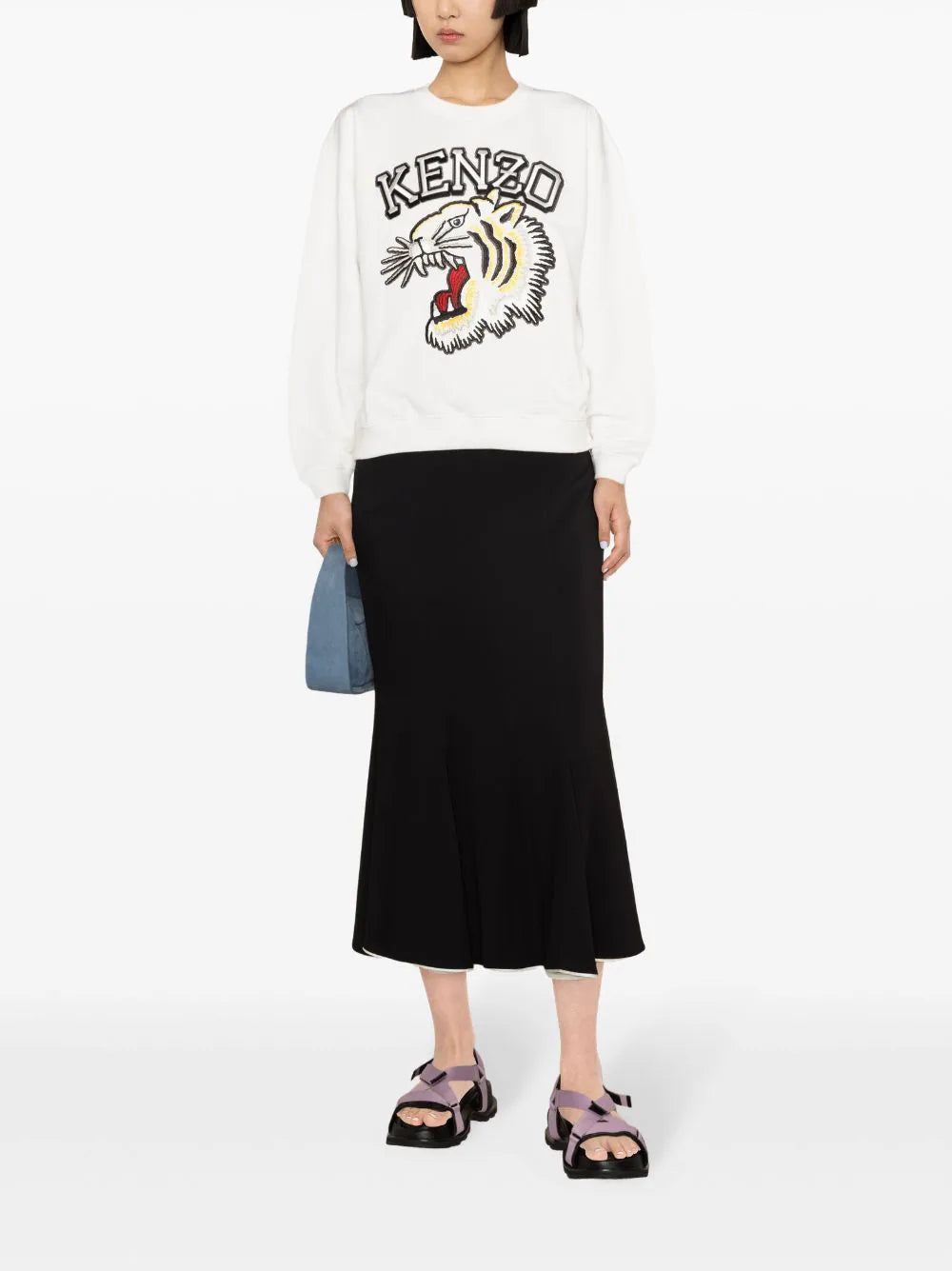 KENZO 'varsity tiger' embroidered sweatshirt Convenienza