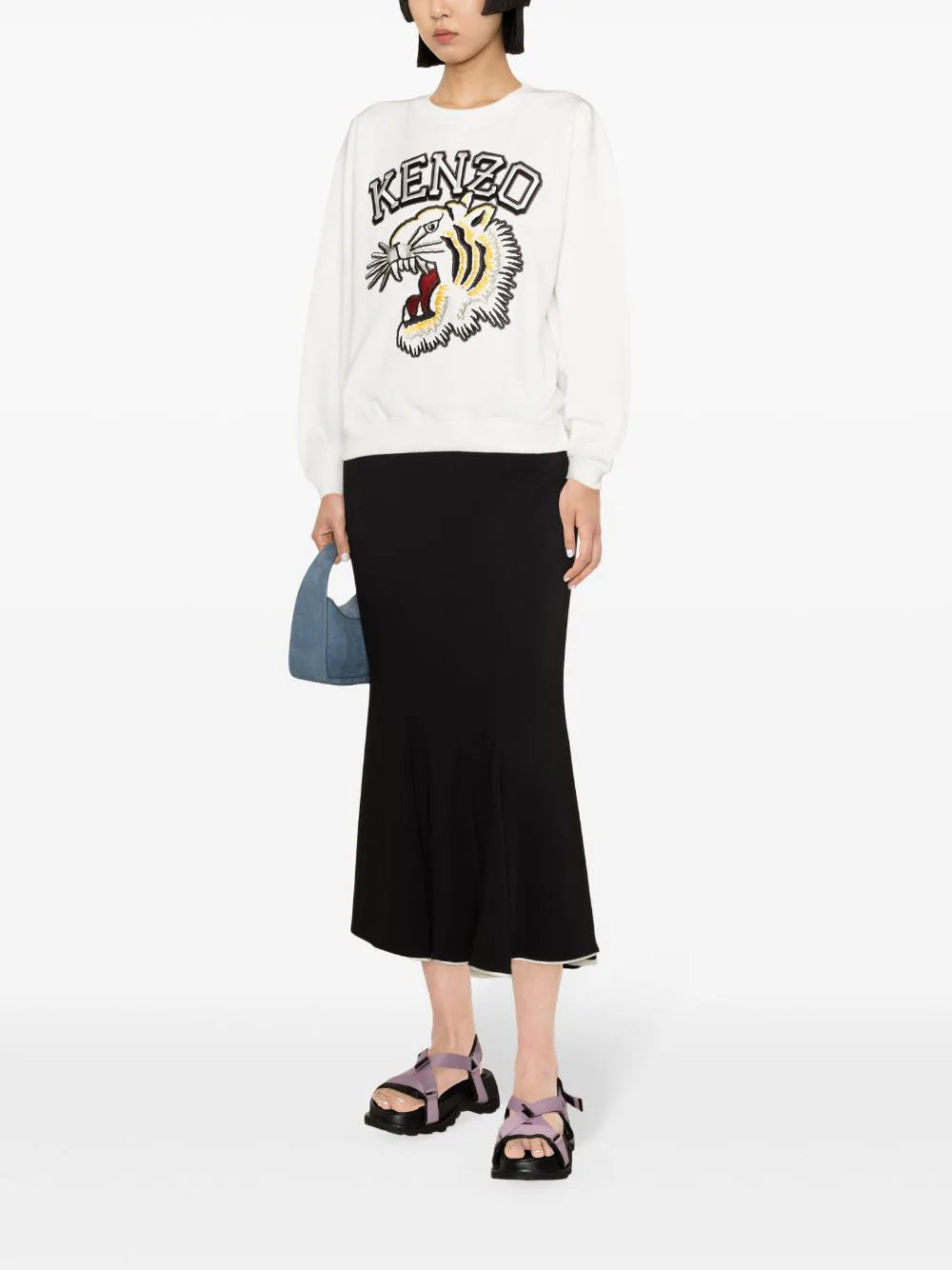 KENZO 'varsity tiger' embroidered sweatshirt Convenienza