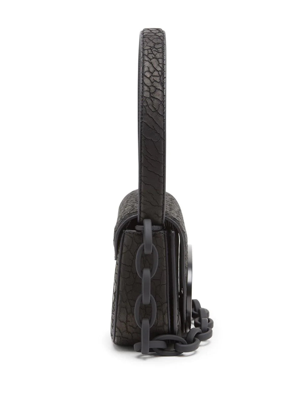 DIESEL 1dr-iconic dry leather shoulder bag Italy