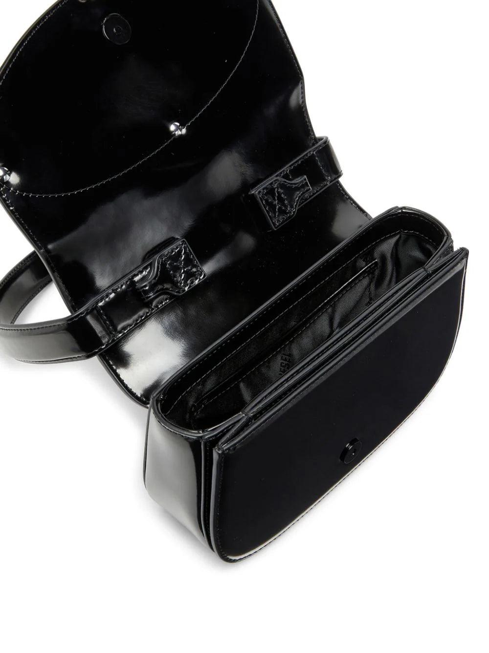 DIESEL 1dr-iconic shoulder bag in mirrored leather Promozione Limitata