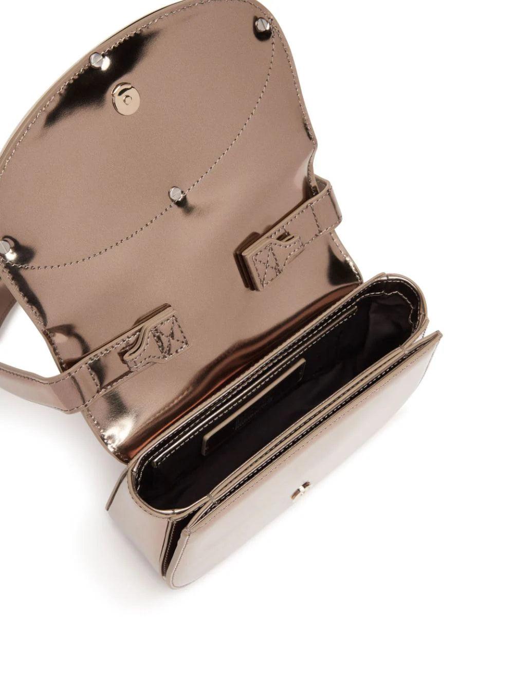 DIESEL 1dr-iconic shoulder bag in mirrored leather Fino Al -60%