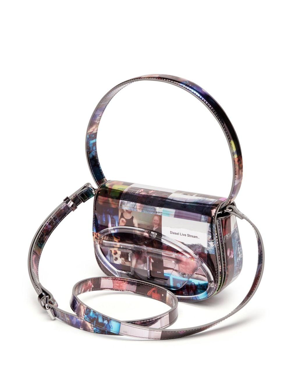 DIESEL 1dr-iconic shoulder bag with print Prezzo Ridotto