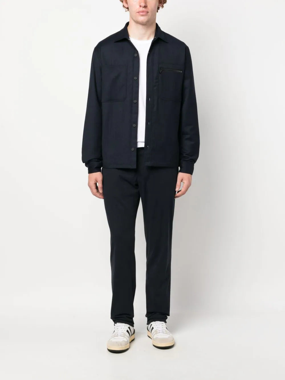 ZEGNA Wool shirt jacket Saldi