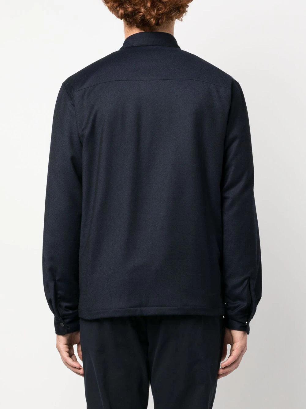 ZEGNA Wool shirt jacket Saldi