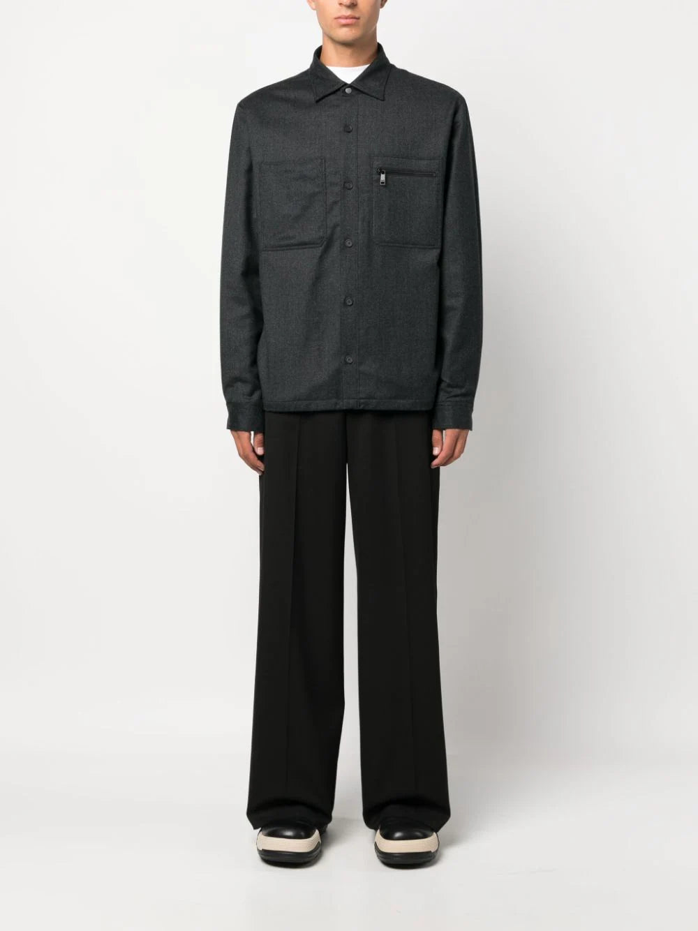 ZEGNA Wool shirt jacket Hotsell