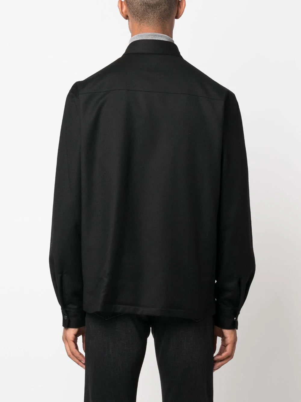 ZEGNA Wool shirt-jacket Vendita Calda