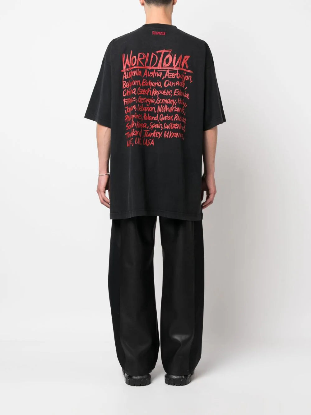 VETEMENTS Worldtour logo t-shirt 2025
