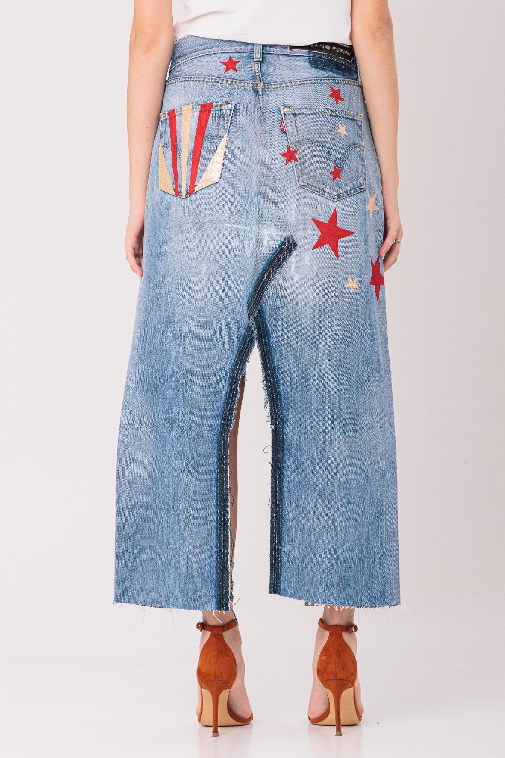 Rossano Perini MOD. LONG SKIRT ART. STARS Consegna Veloce
