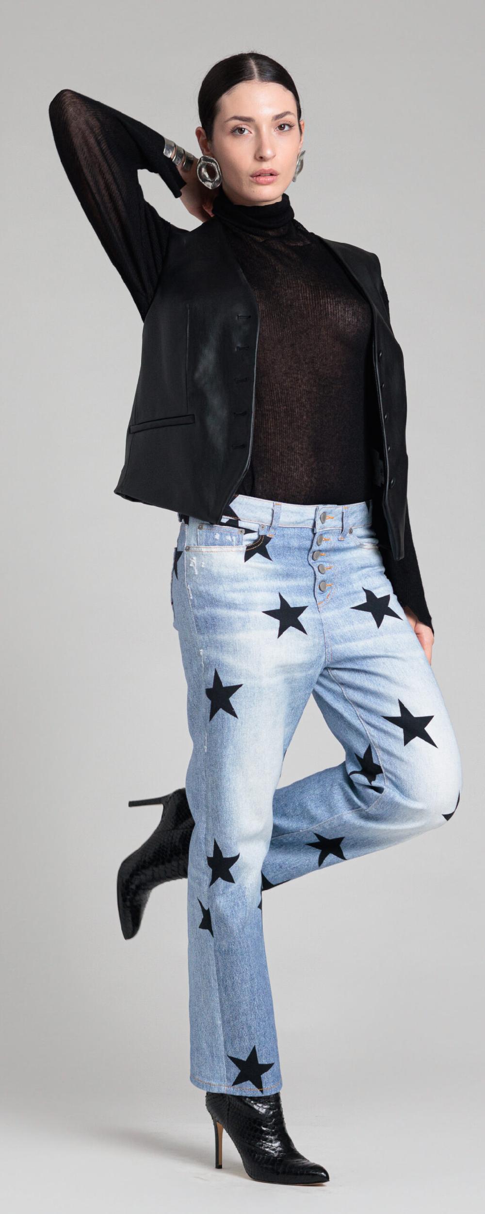 Rossano Perini LOOSE 11FW24 BLACK In Saldo