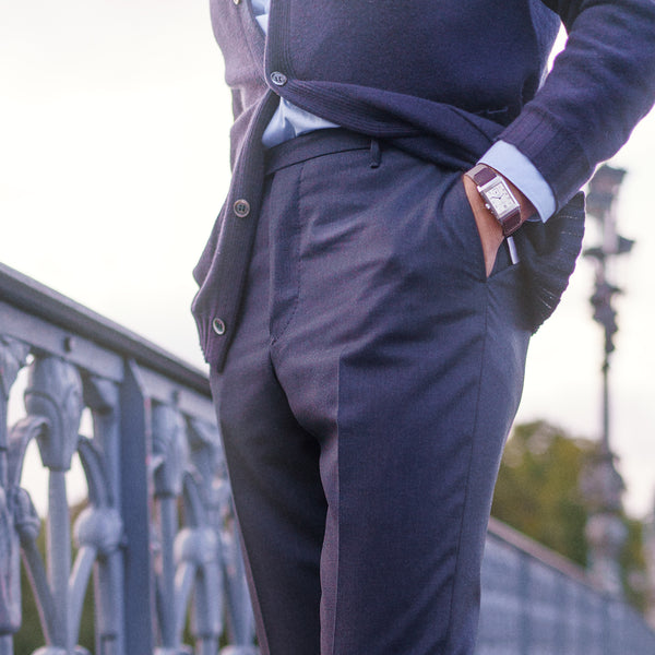 ﻿Rota Winter Roma dark grey wool trouser Affare Del Giorno