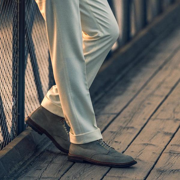 Rota Winter Ivory flannel trousers Offerte