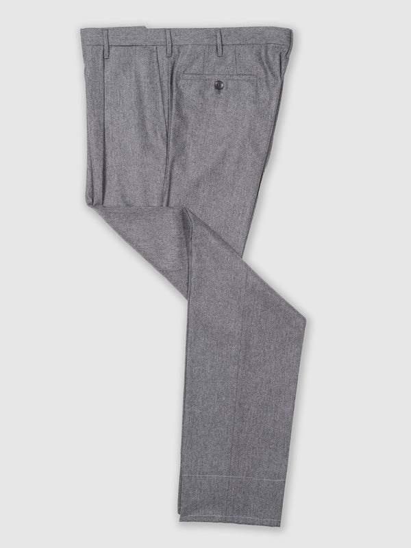 Rota Winter Medium grey flannel trousers Vendita Calda