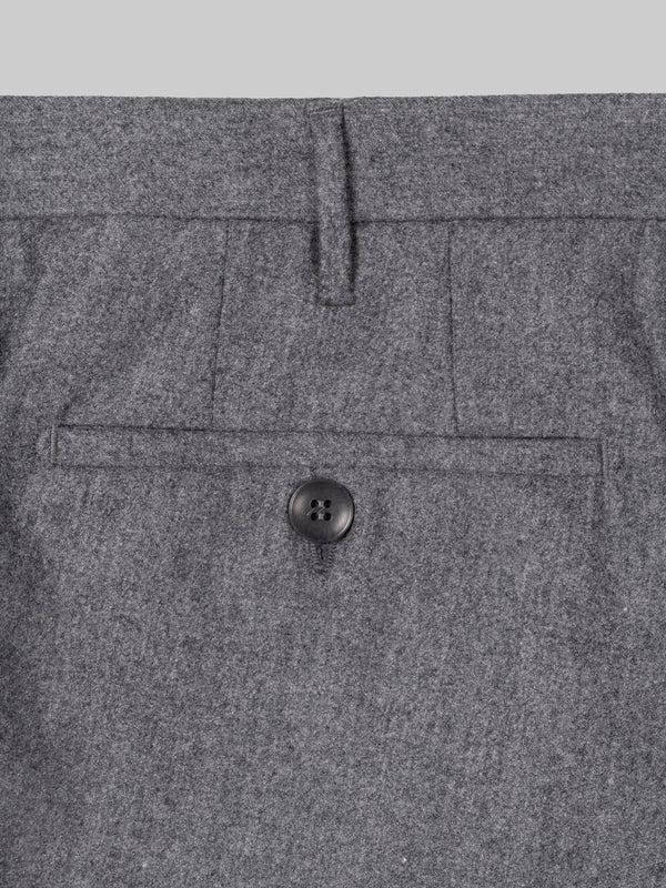 Rota Winter Medium grey flannel trousers Vendita Calda