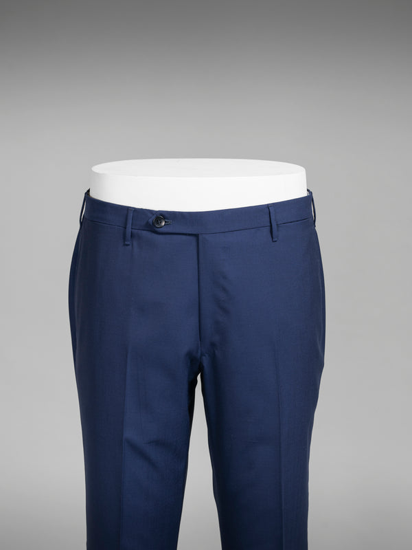 Rota Summer Medium blue pair of regular fit wool trousers 2025