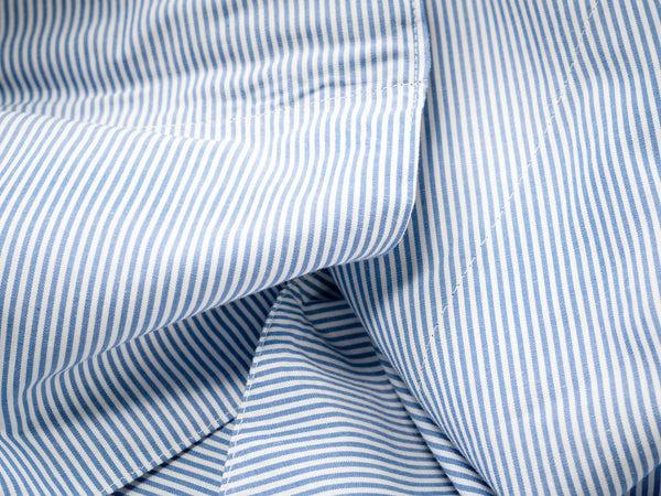 Rota Summer Medium blue herringbone pair of regular fit linen trousers Italia
