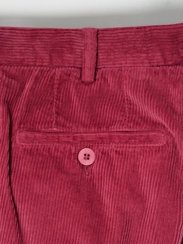 Rota Sport Winter Cherry corduroy sport trousers 1 pleat Vendita
