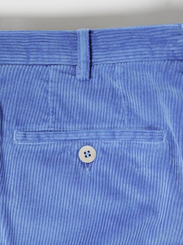 Rota Sport Winter Cobalt corduroy sport trousers 1 pleat Promozione