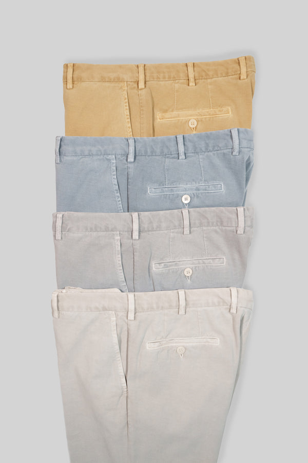 Rota Sport Winter Light beige cotton cashmere sport trousers Spedizione Gratuita