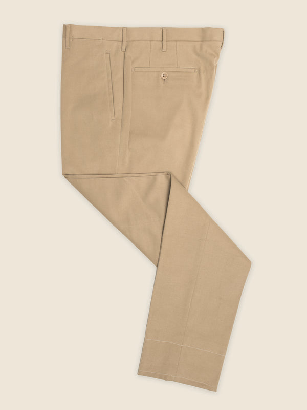 Rota Winter Beige cotton elastan trousers Offerta