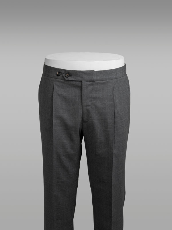 Rota Summer elastic belt wool trousers 1 pleat Vendita Calda