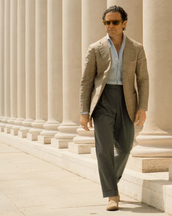 Rota Summer New York wool trousers Saldi Di Fabbrica