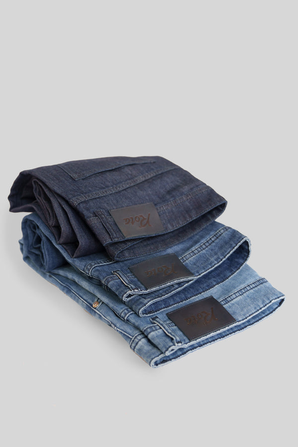 Rota Sport Summer Blue denim cotton 5 pockets trousers Vendite Flash